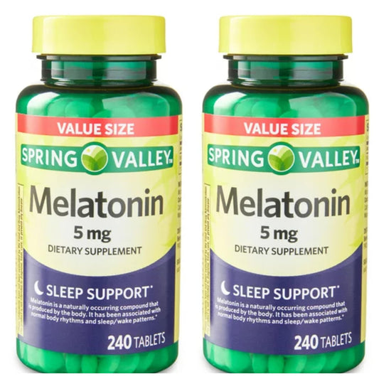 Generic Melatonin Tablets 5 mg, 480 Tablets