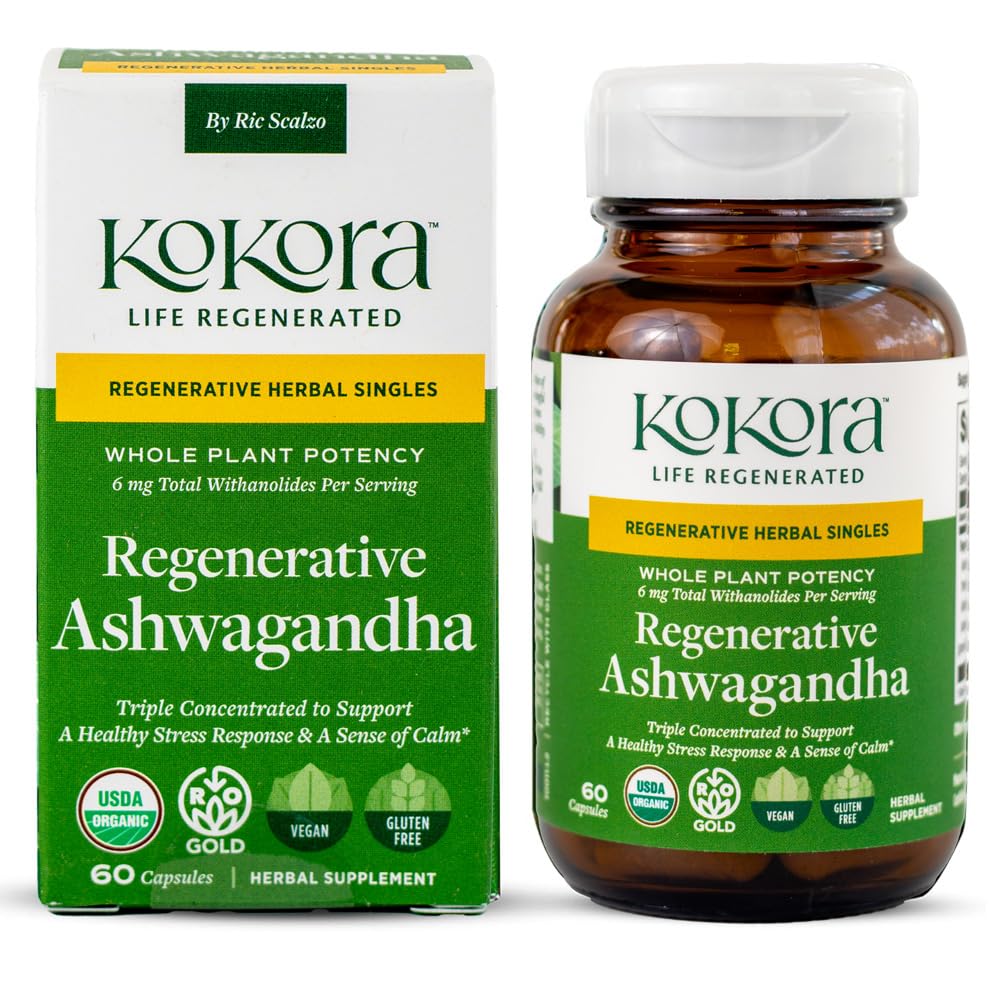 kokora Regenerative Ashwagandha Capsules 60 Count