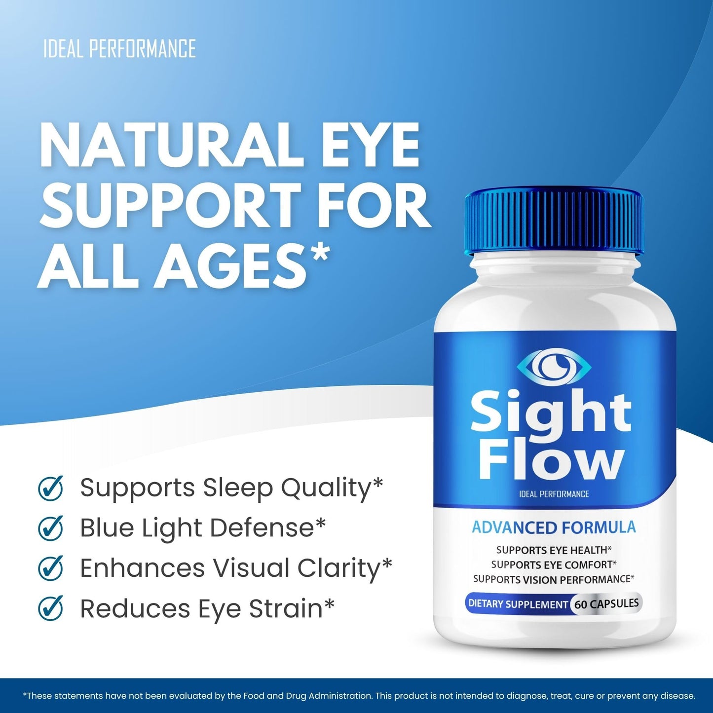 IDEAL PERFORMANCE Sight Flow Capsules 60 Count
