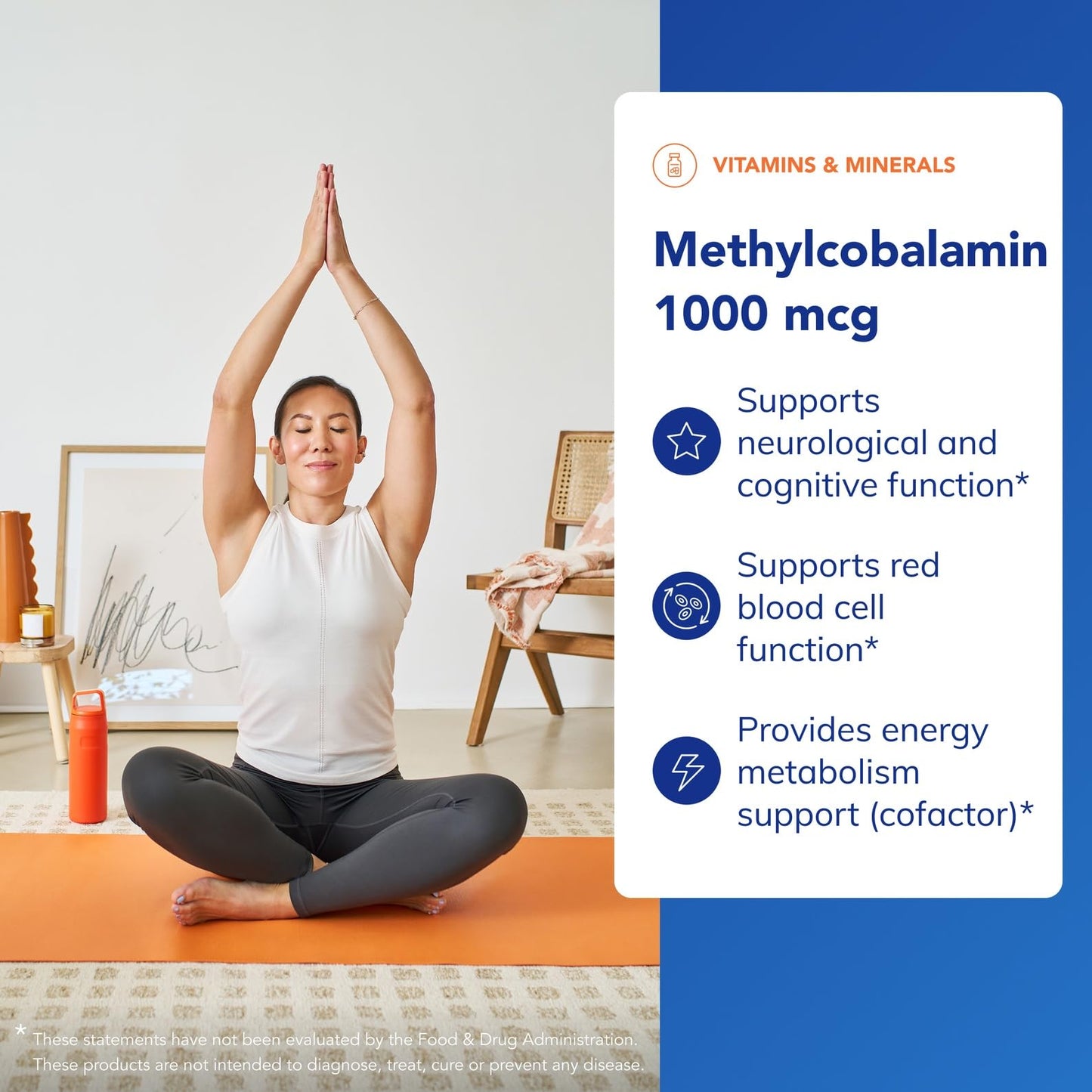 Pure Encapsulations Methylcobalamin 1,000 mcg Vitamin B12 Supplement to Support Memory & Nerve Health Premium Vitamin B12 Capsules, 180 Capsules