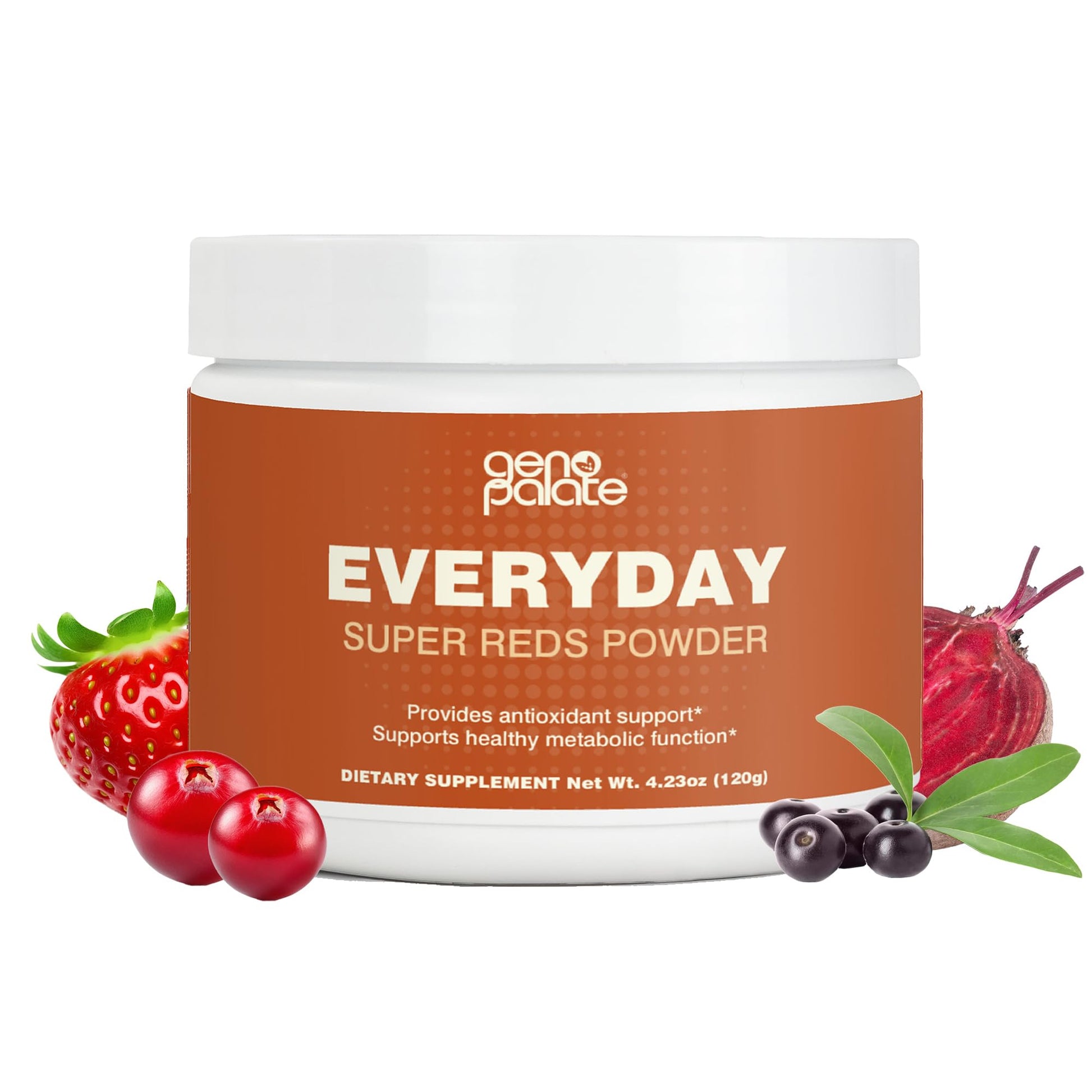 GenoPalate Everyday Super Reds Powder, 4.23 oz
