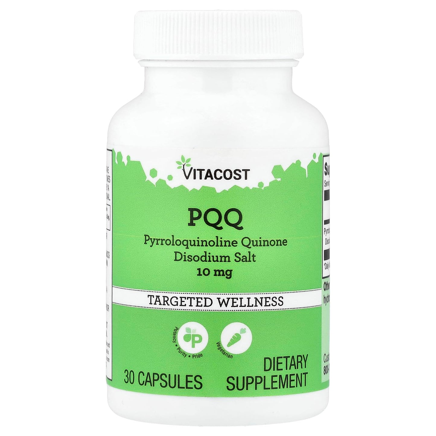 Vitacost PQQ 10 mg Capsule 30 Count