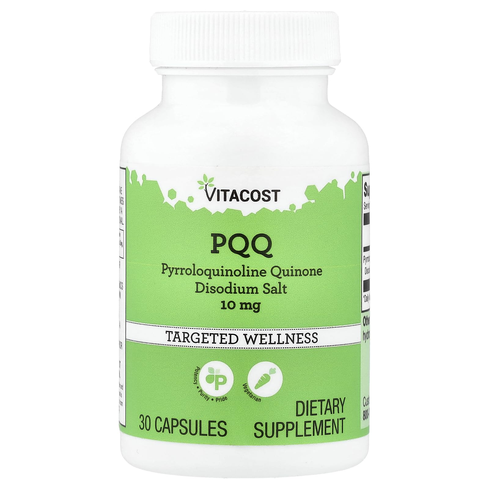 Vitacost PQQ 10 mg Capsule 30 Count