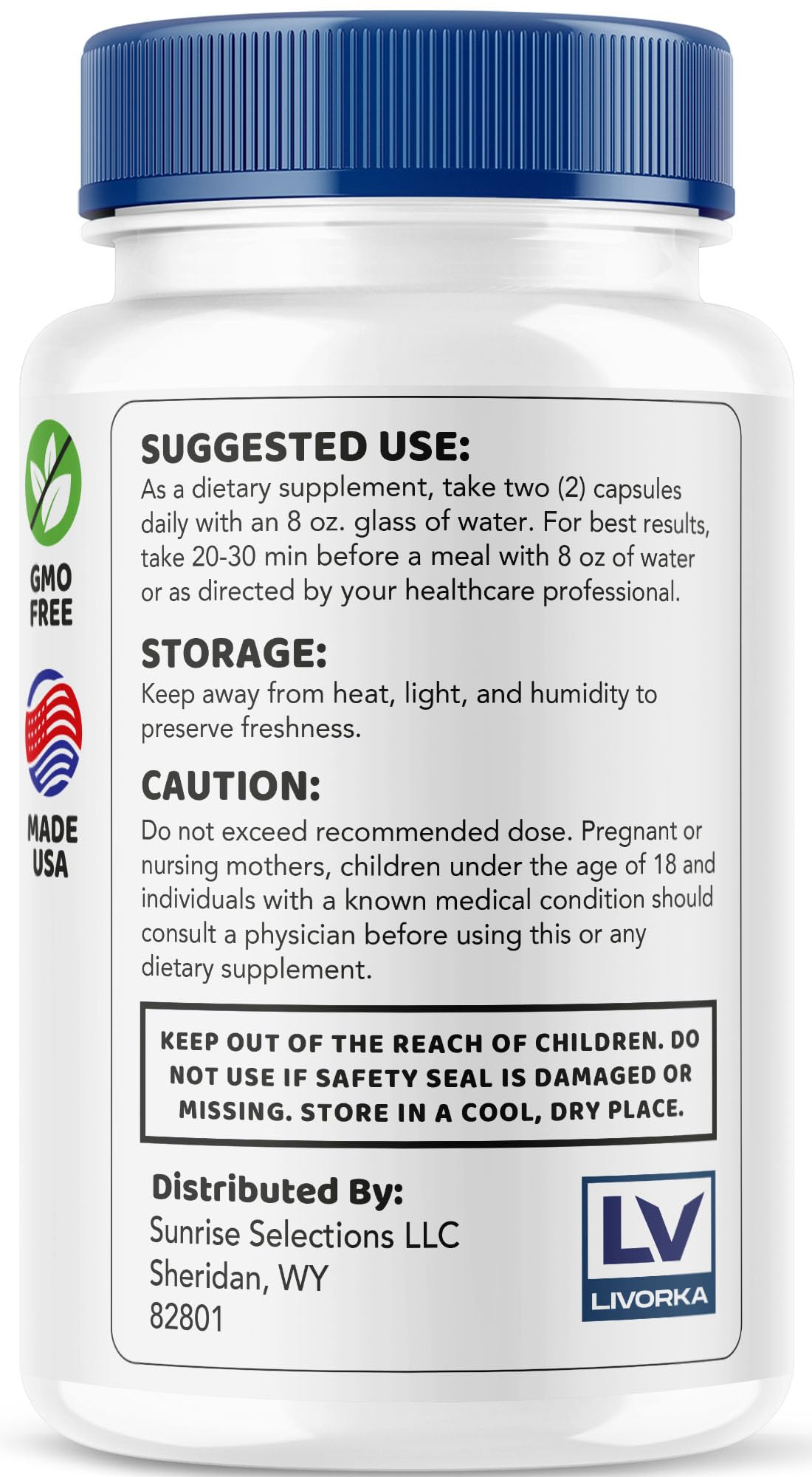 LIVORKA Sciatisoothe Capsules, 300 Capsules