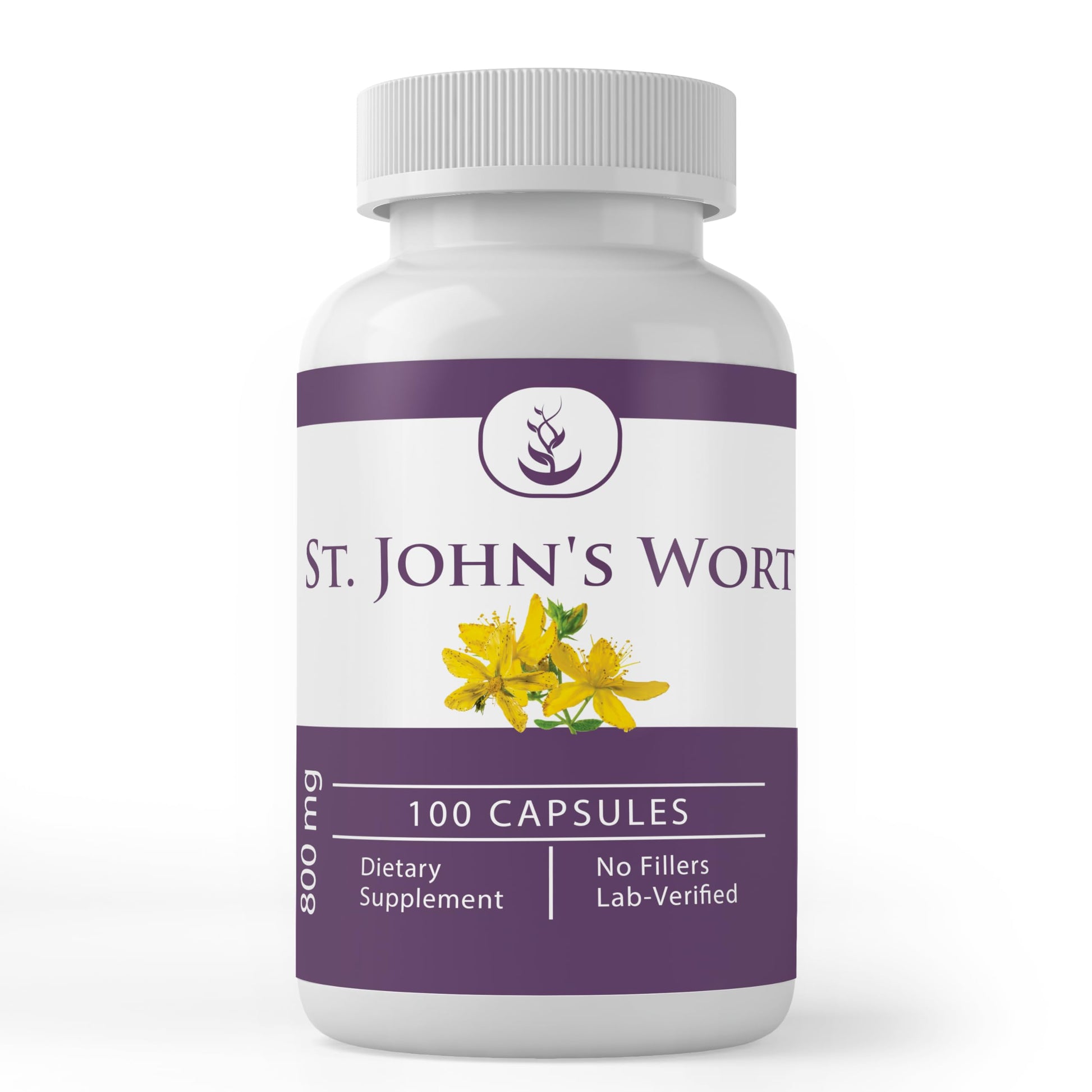 PURE ORIGINAL INGREDIENTS St. John's Wort Capsules, 100 Count