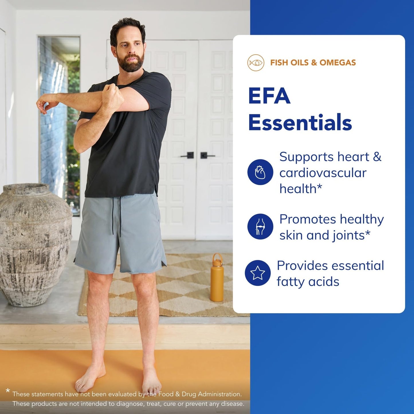 Pure Encapsulations EFA Essentials Triglyceride-Form Fish Oil and Borage Oil Blend Softgels 120