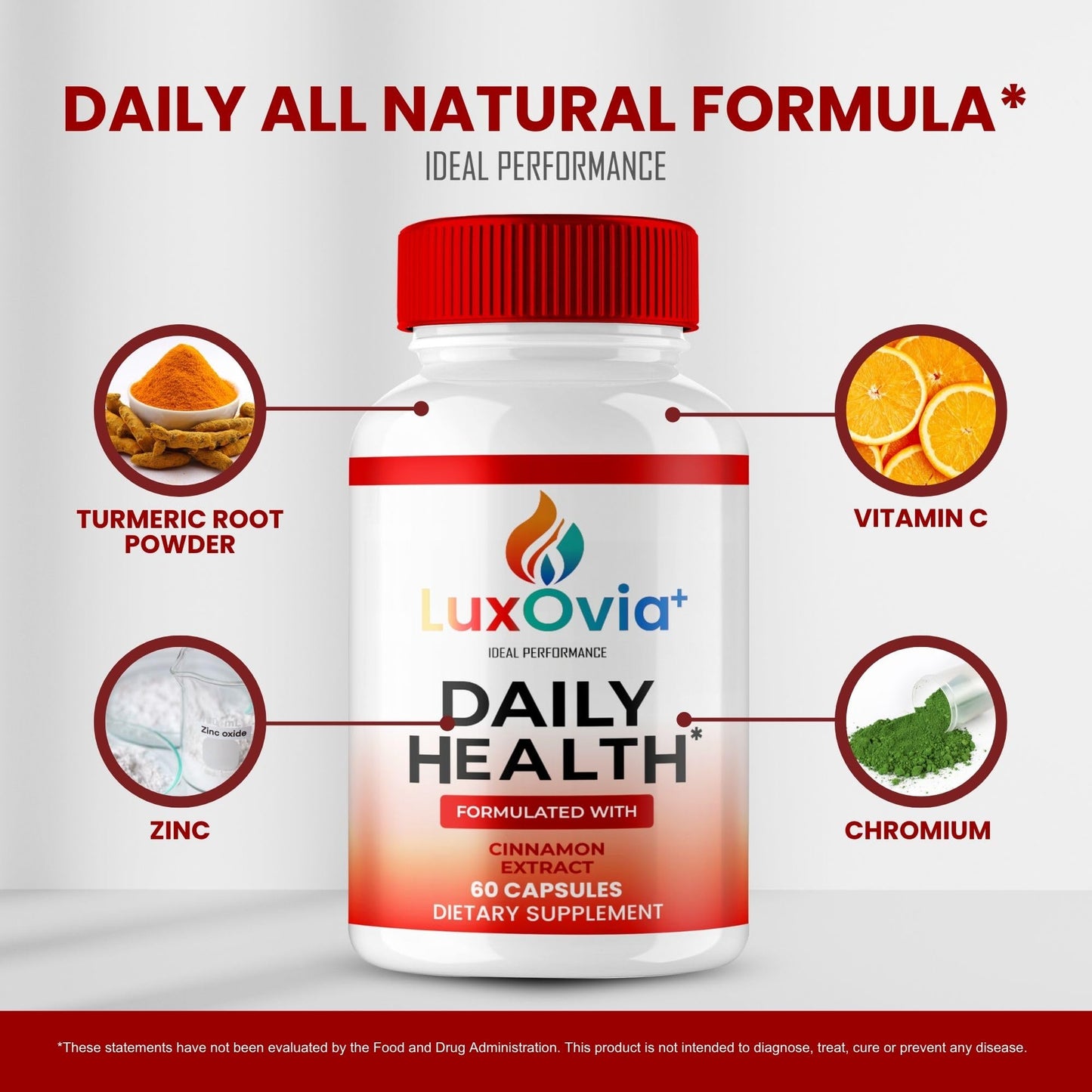 IDEAL PERFORMANCE Luxovia Capsules, 180 Count