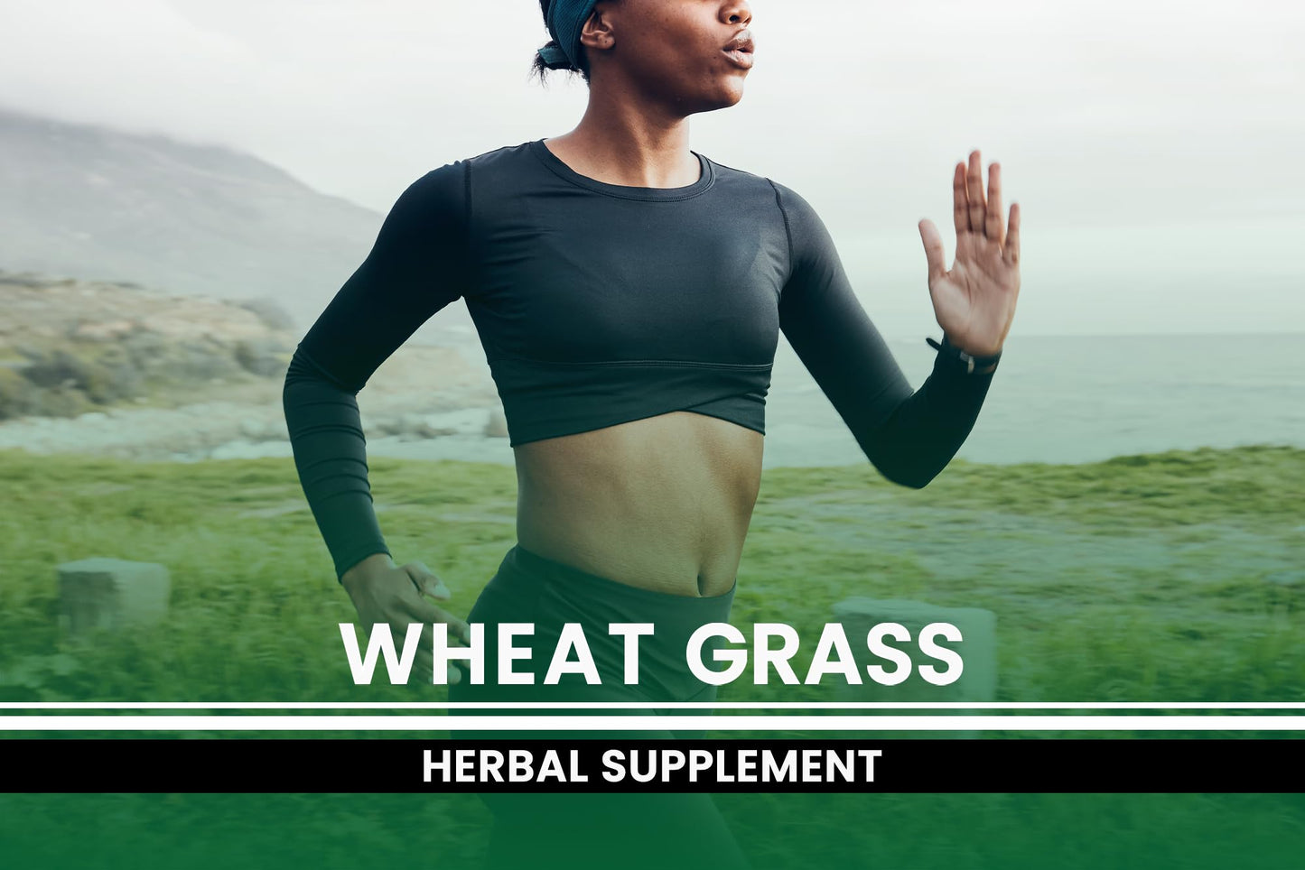 Pure Original Ingredients Wheat Grass 365 Capsules