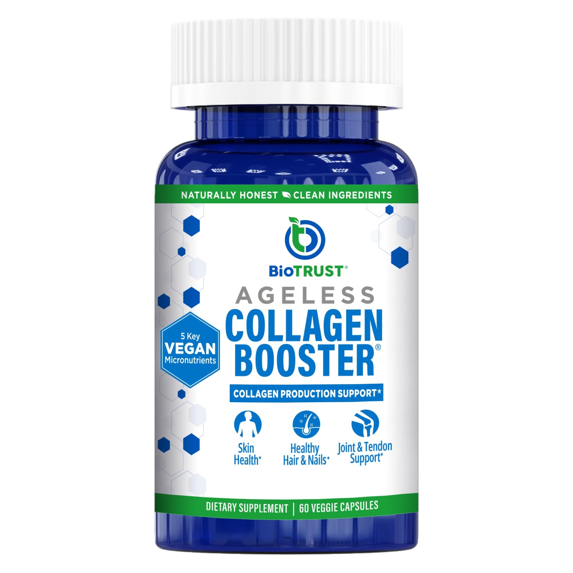 BioTrust Ageless Collagen Booster Capsules 60 Count