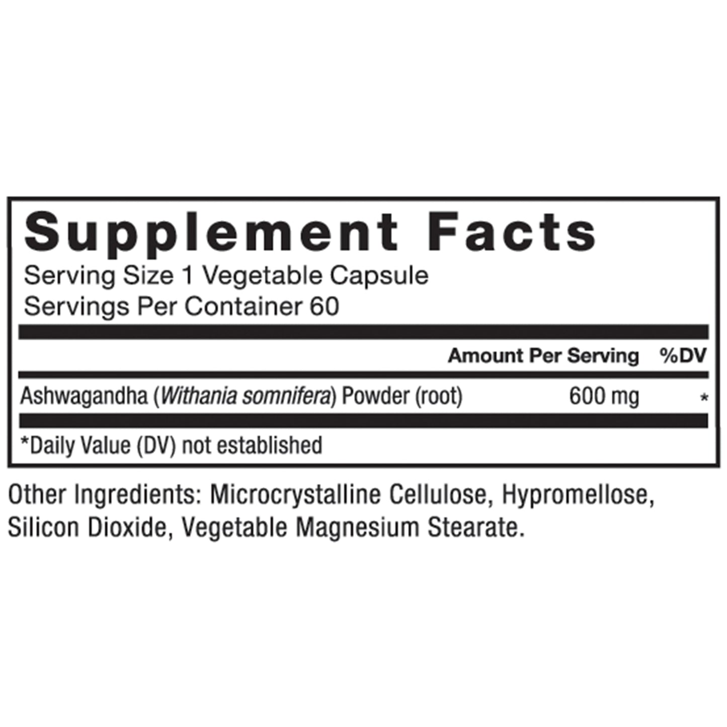 Force Factor Ashwagandha Capsules, 60 Count