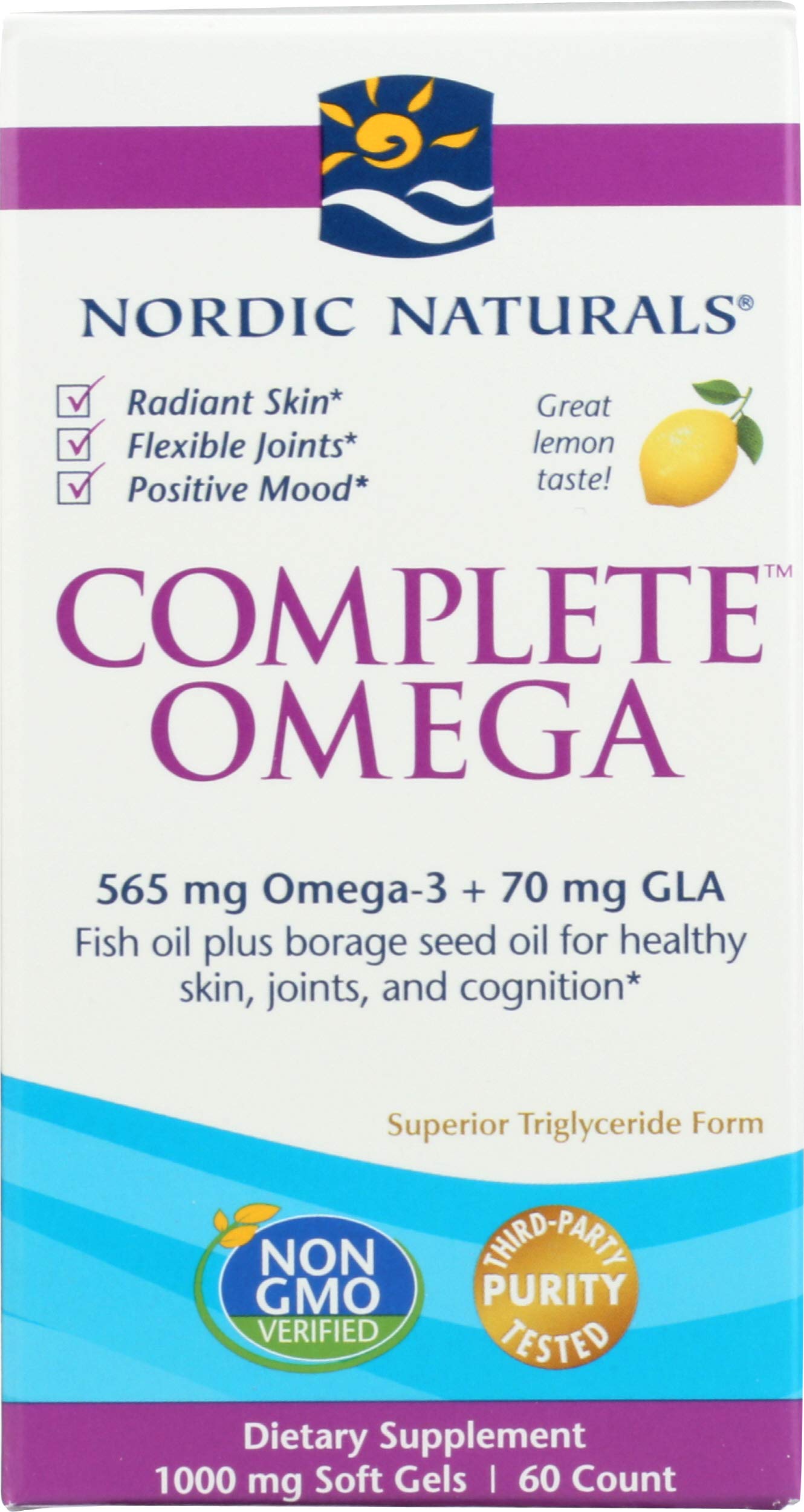 Nordic Naturals Omega Complete Lemon Softgels 60