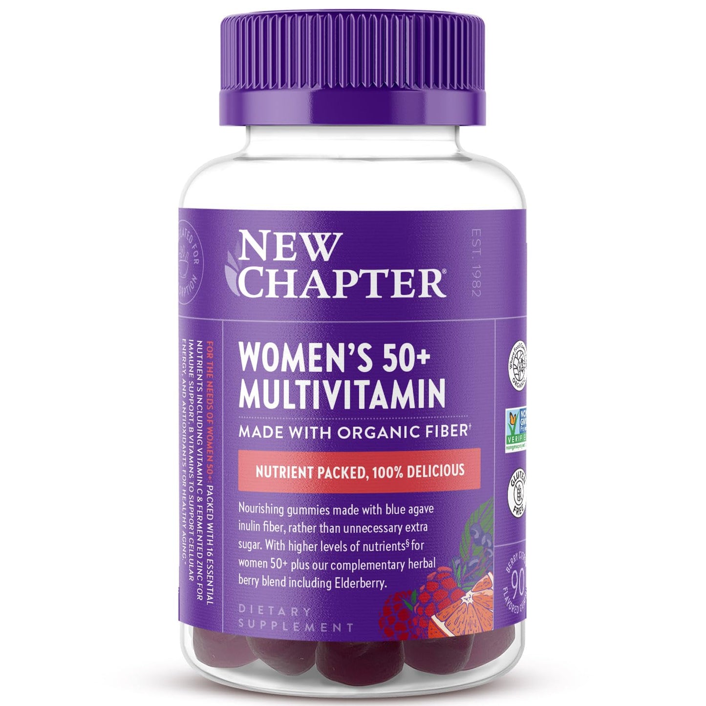 New Chapter Women’s 50+ Multivitamin Gummies 90 Count