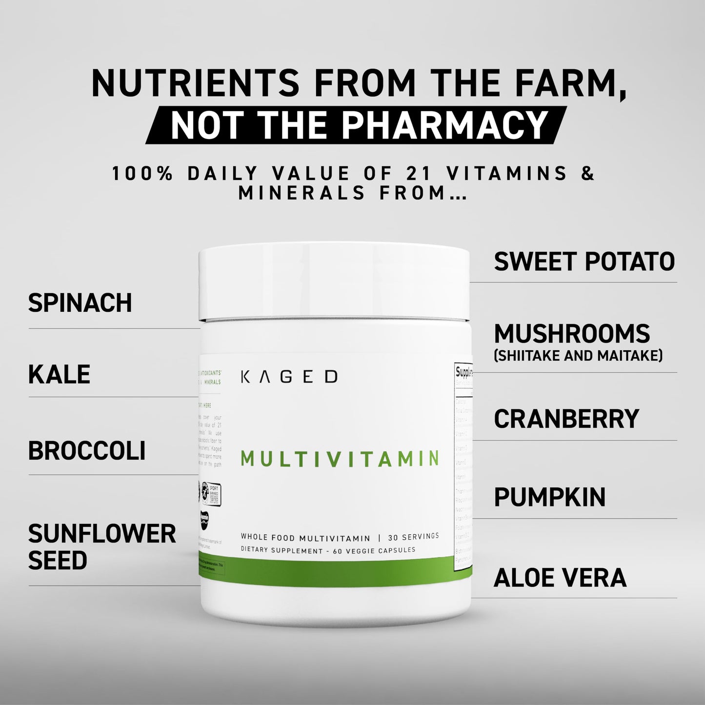 Kaged Multivitamin 60 Capsules