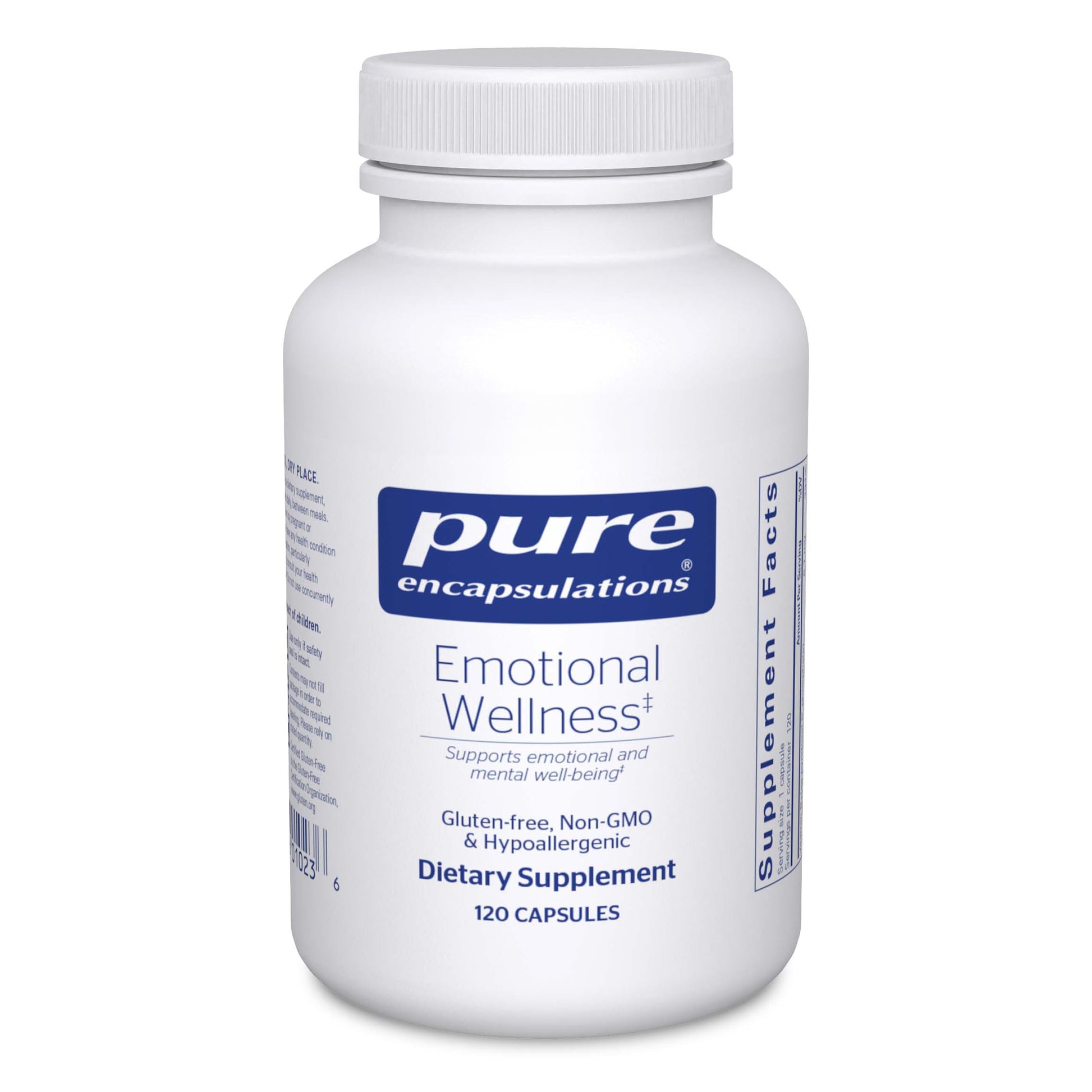 Pure Encapsulations Emotional Wellness Support for Occasional Stress Capsules, 120 Count