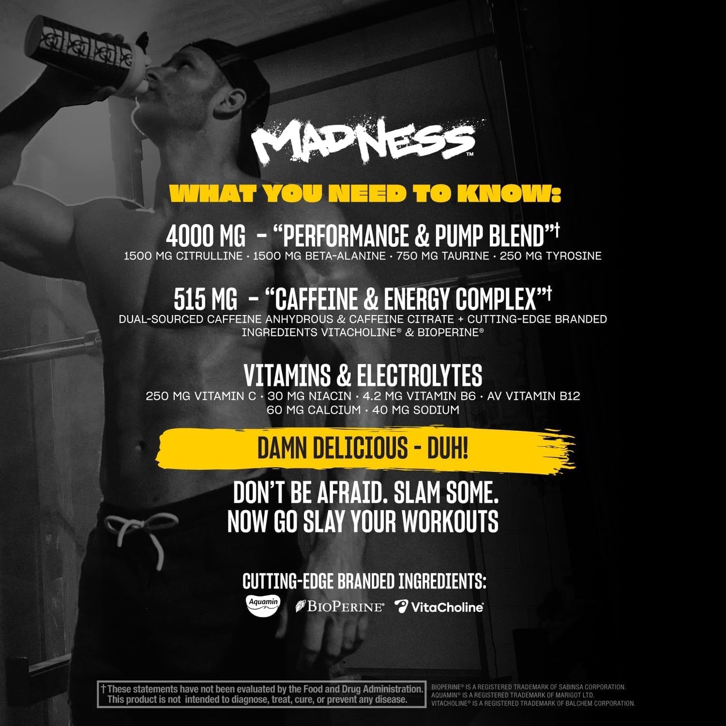 Mutant Madness Pre Workout Powder 9.52 Ounce