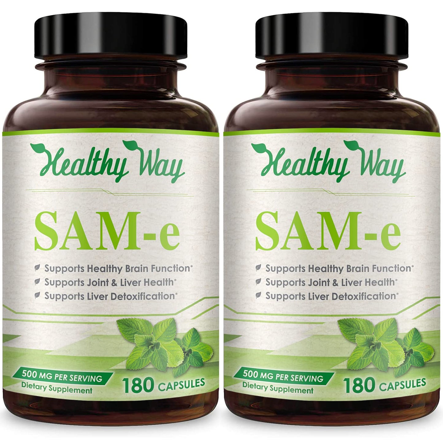 HealthyWayRx 500mg SAM-e Supplement Capsule 360 Capsules