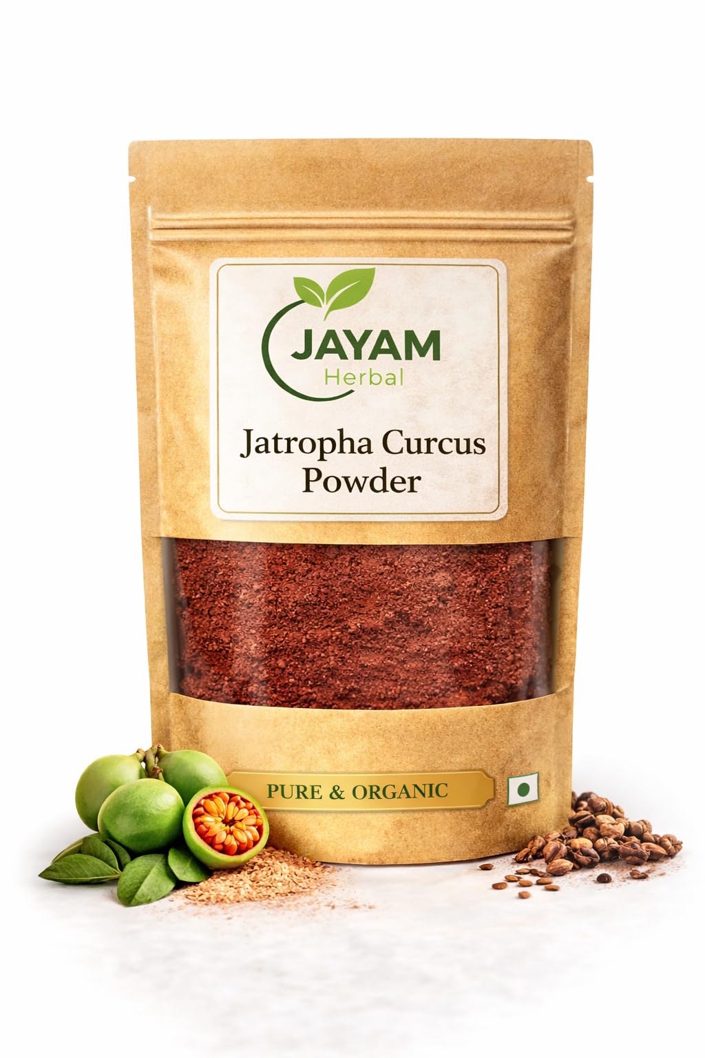 MADHURAM ENTERPRISE Jayam Herbal Jatropha Curcas Powder 8.81 Ounce
