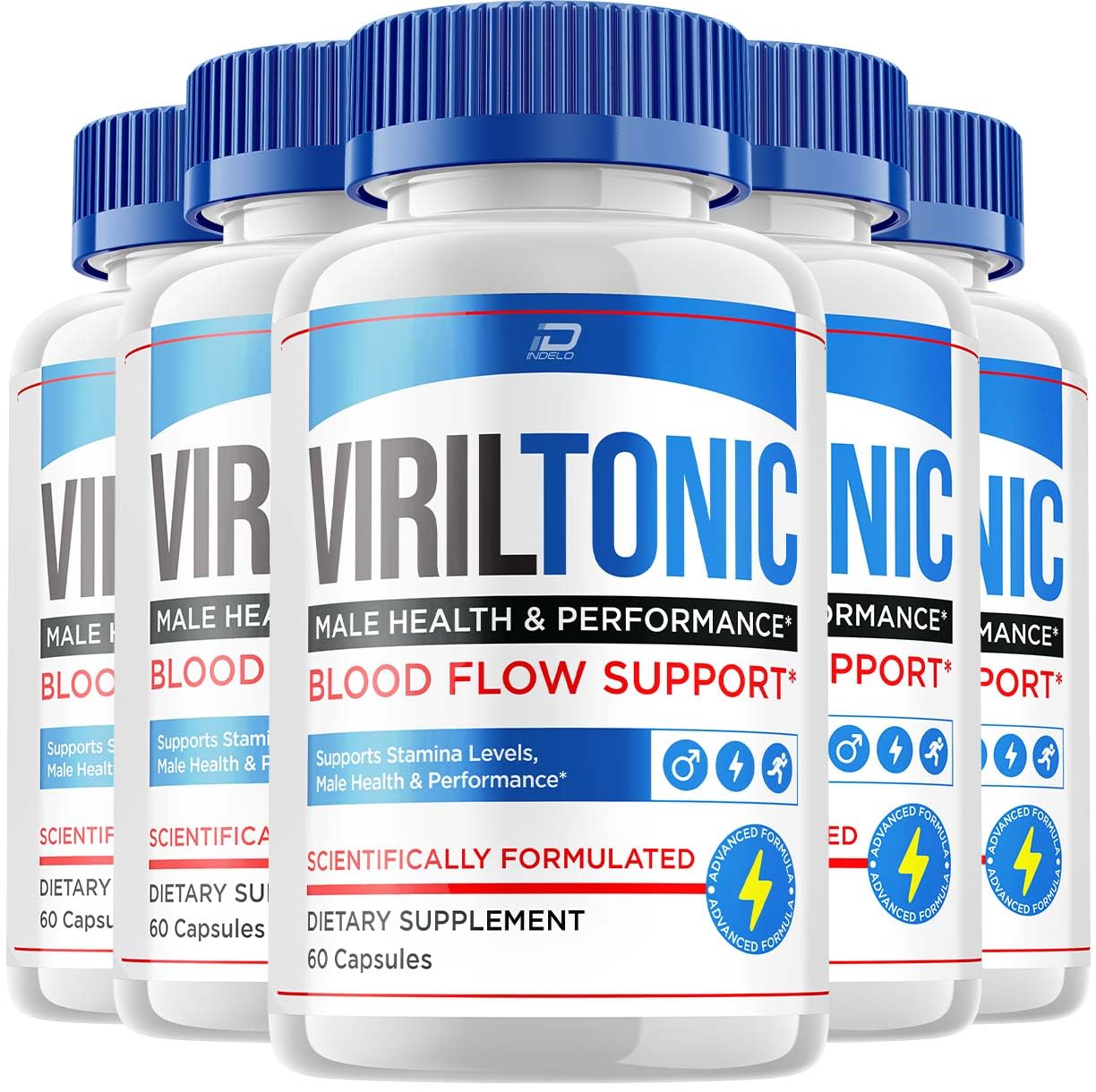 Indelo Viril Tonic for Men Capsules 300 Count