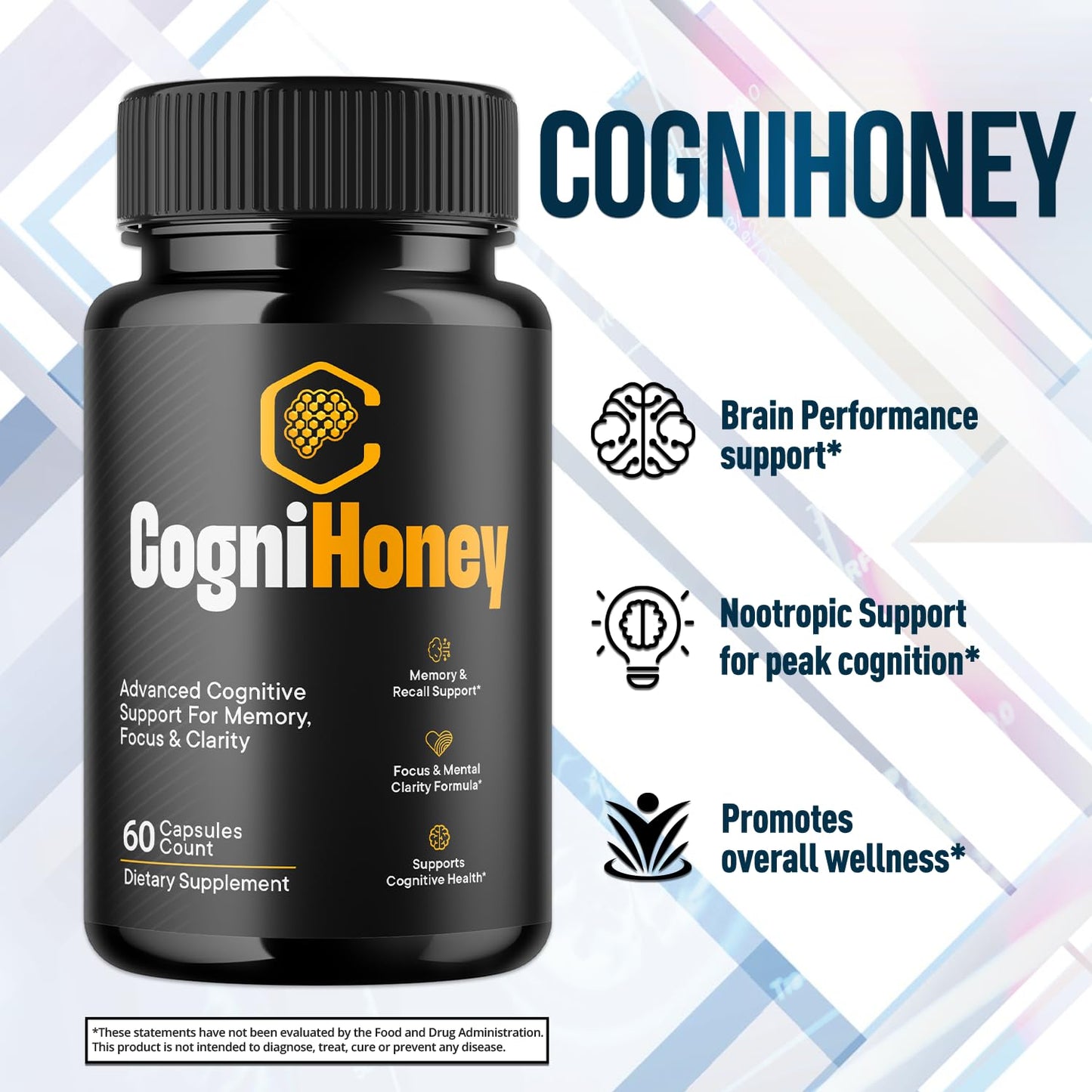 Flex University CogniHoney Capsules 60 Capsules