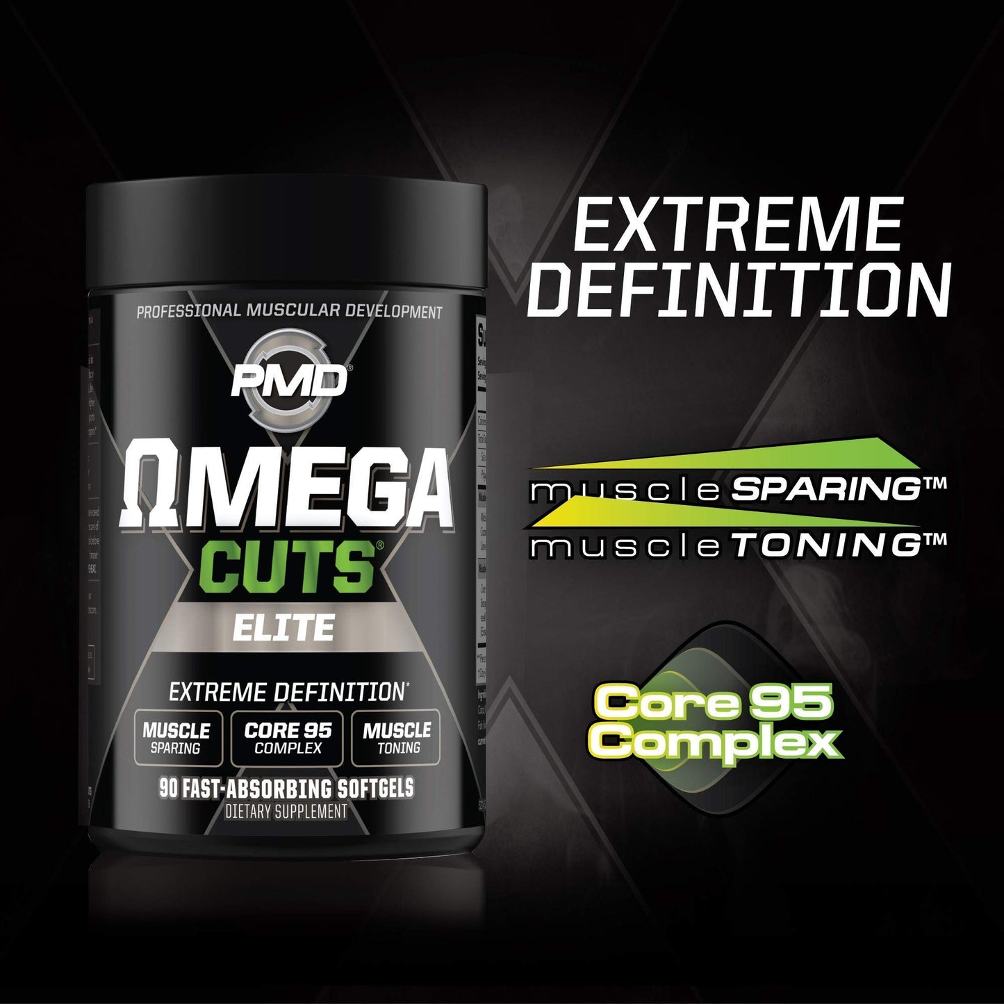 PMD Sports Ultra Pump Fuel Insanity Pre Workout Cherry Bombsicle & Omega Cuts Elite Thermogenic Fat Burner Softgel 1