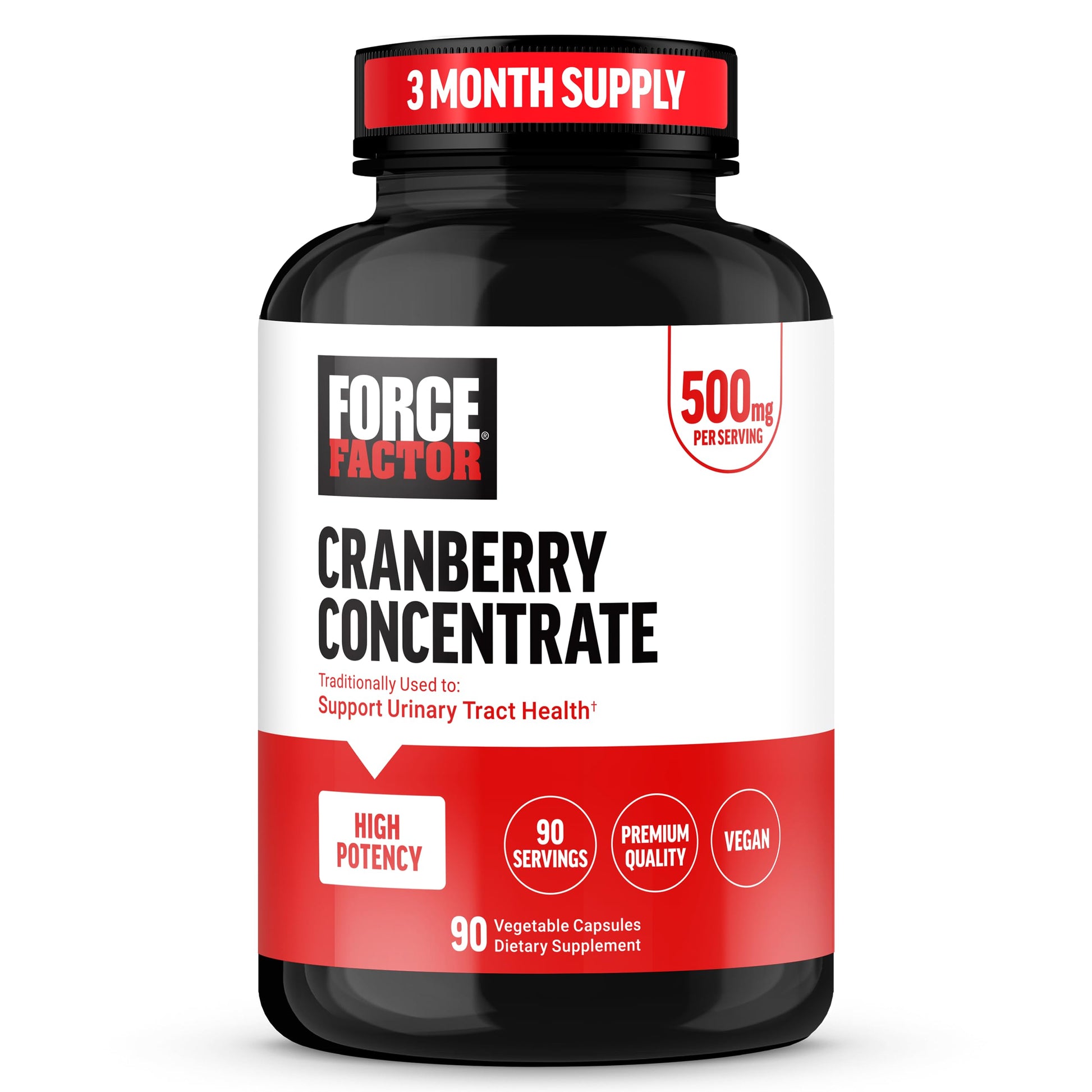 Force Factor Cranberry Concentrate Capsule 90 Count
