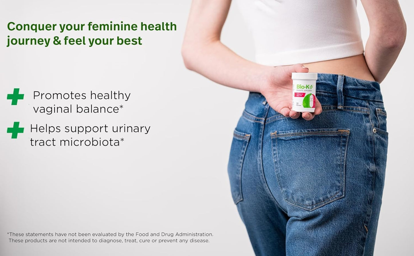 Bio-K Plus Probiotic for Women Capsule, 30 Capsules