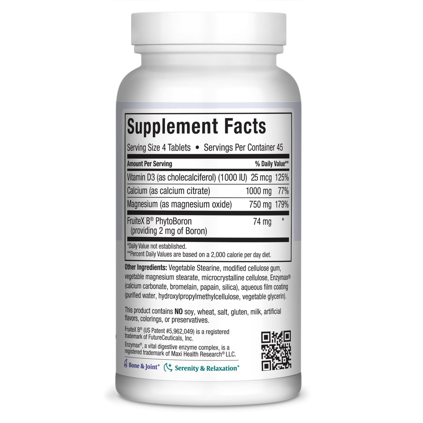 Maxi Health Cal Max Calcium 1000mg, D3 & Magnesium, 180 Tablets