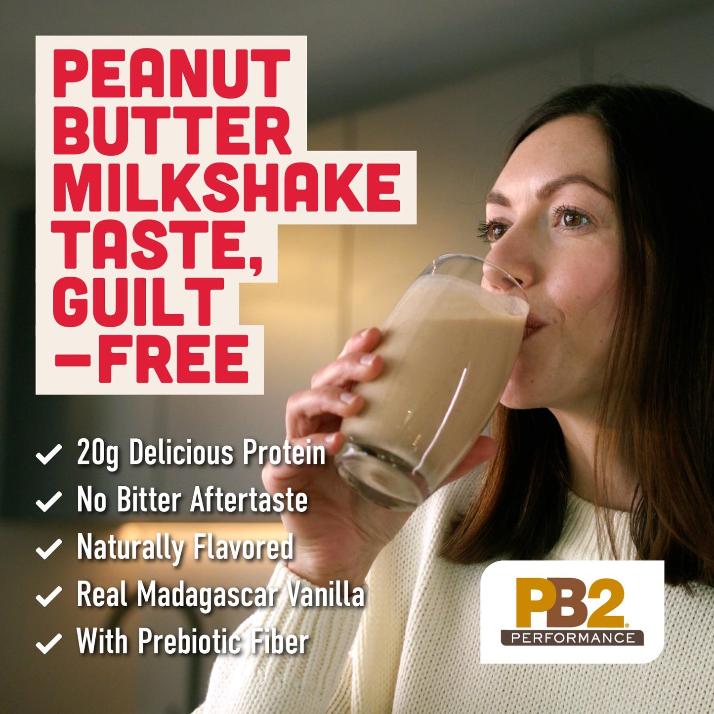 PB2 Performance Peanut Plant Based Vegan Protein Powder 32 Servings