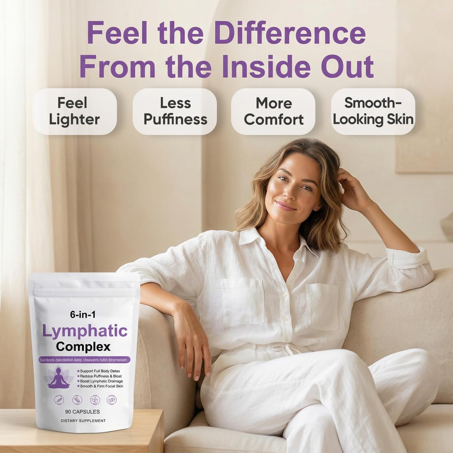 Peehss Lymphatic Complex 6 in 1 Capsules 60 Count