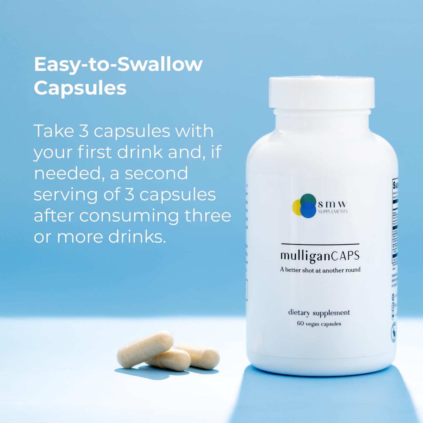 Mulligan Caps Pre-Celebration Blend Capsules 60 Count