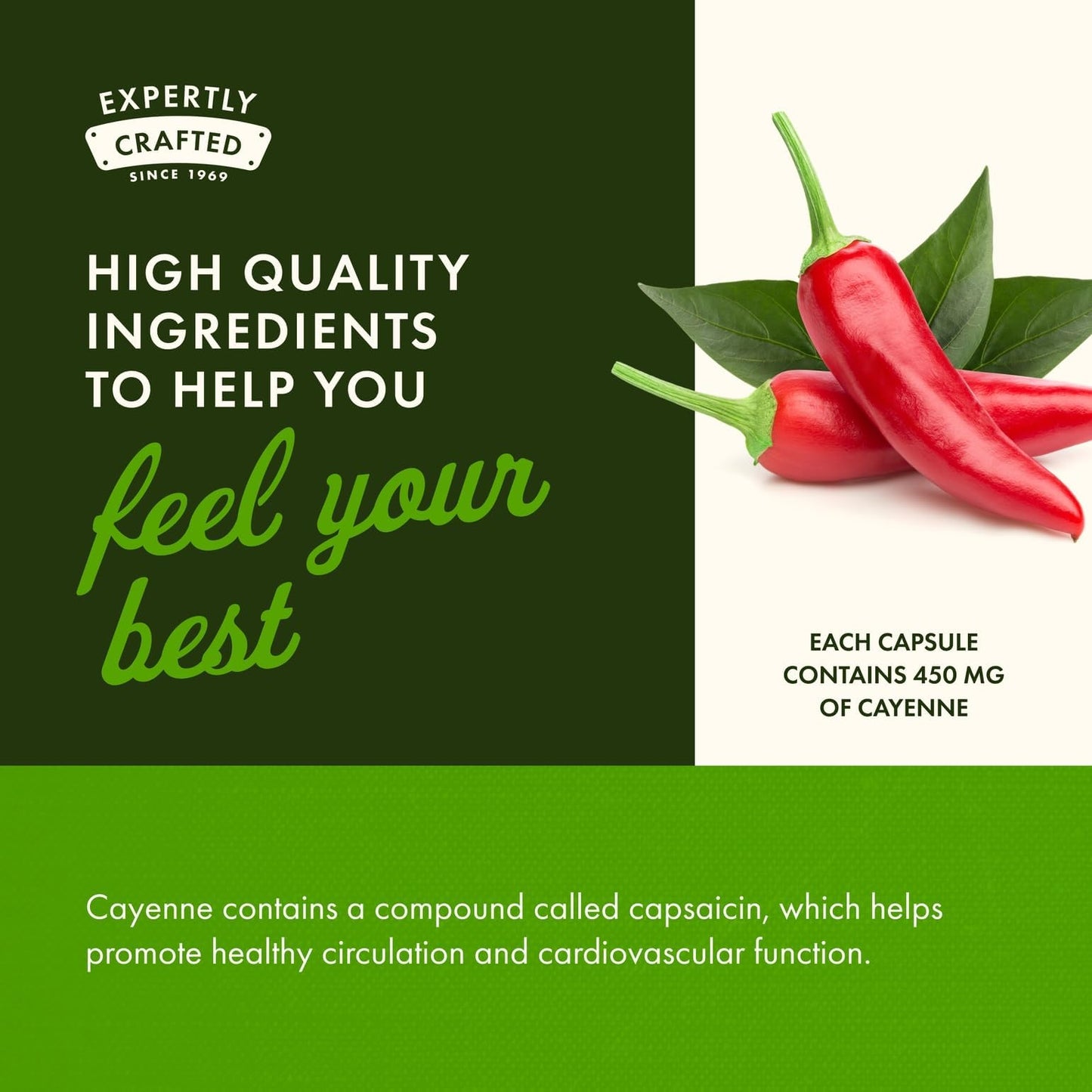 Swanson Cayenne Herbal Supplement Capsules 300