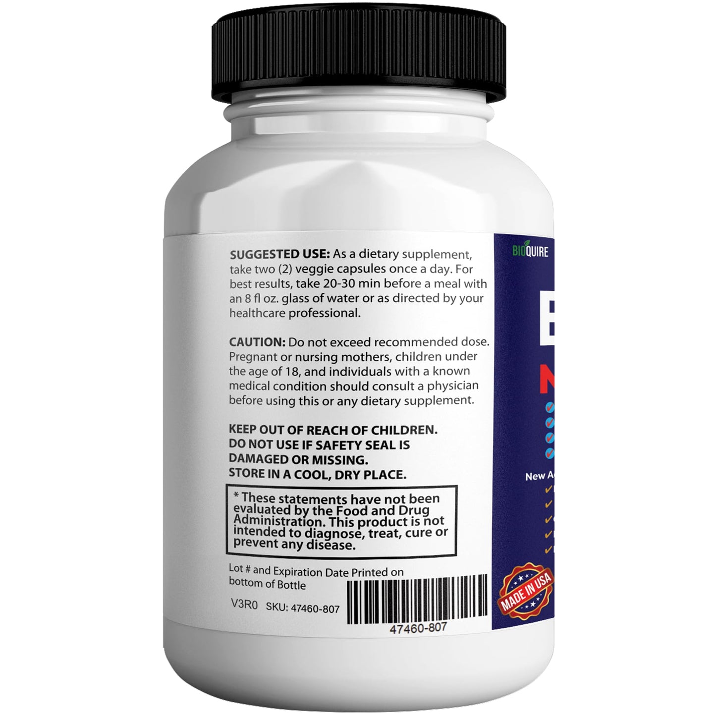 BIOQUIRE Eyesight Max Clear Extra Strength Vision Support 60 Capsules