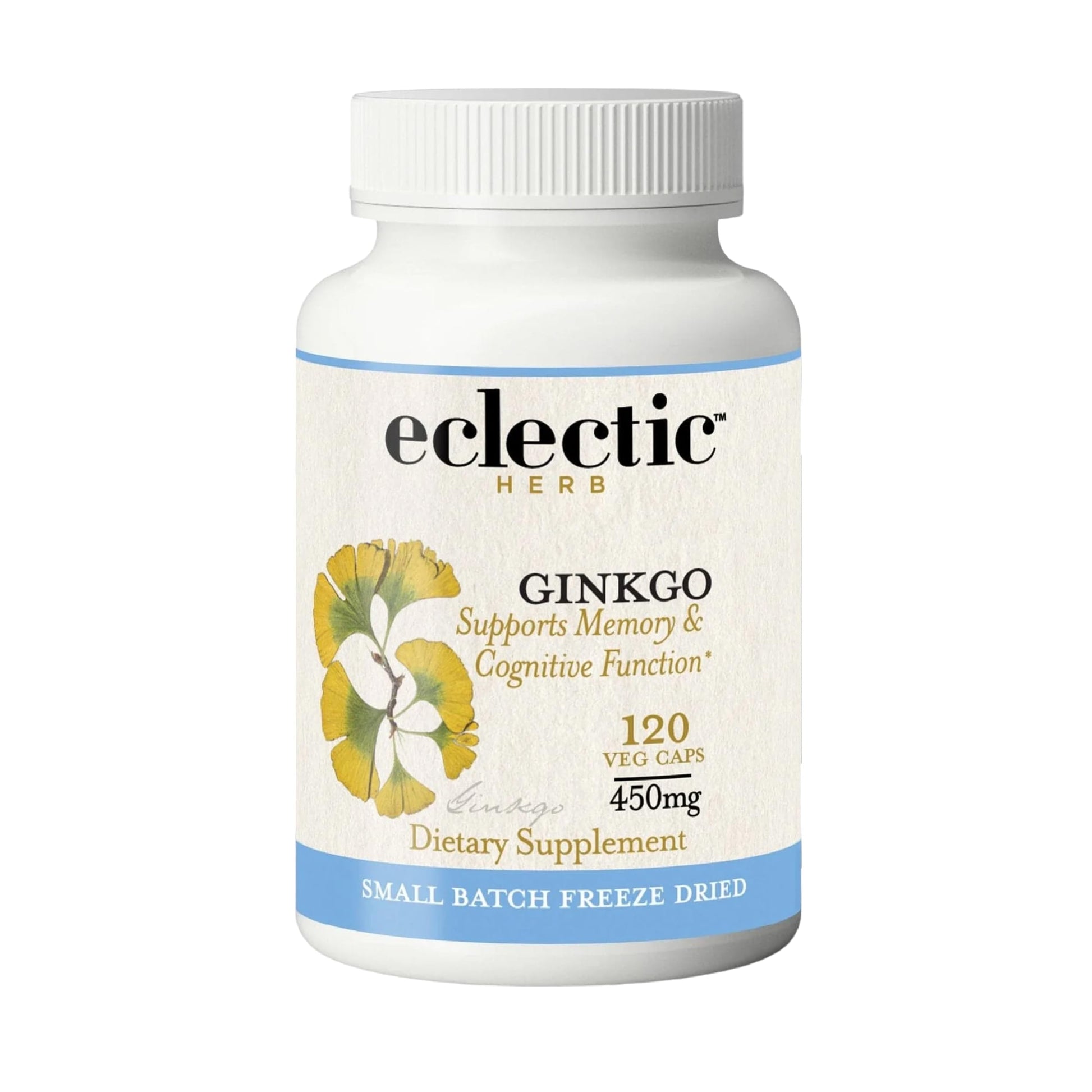 Eclectic Institute Ginkgo Biloba Capsules, 120 Count