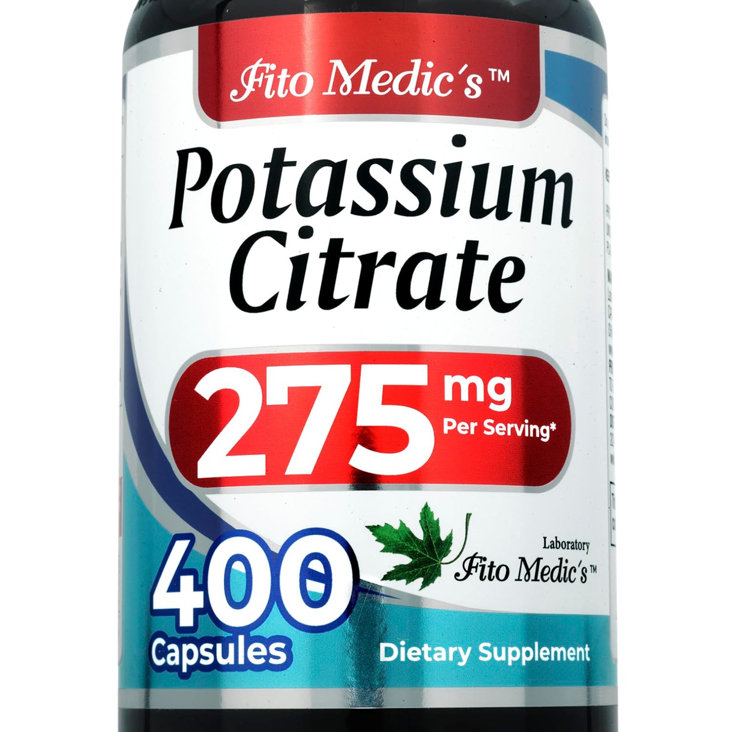 FITO MEDIC'S Potassium Citrate Supplement Capsule, 400 Count