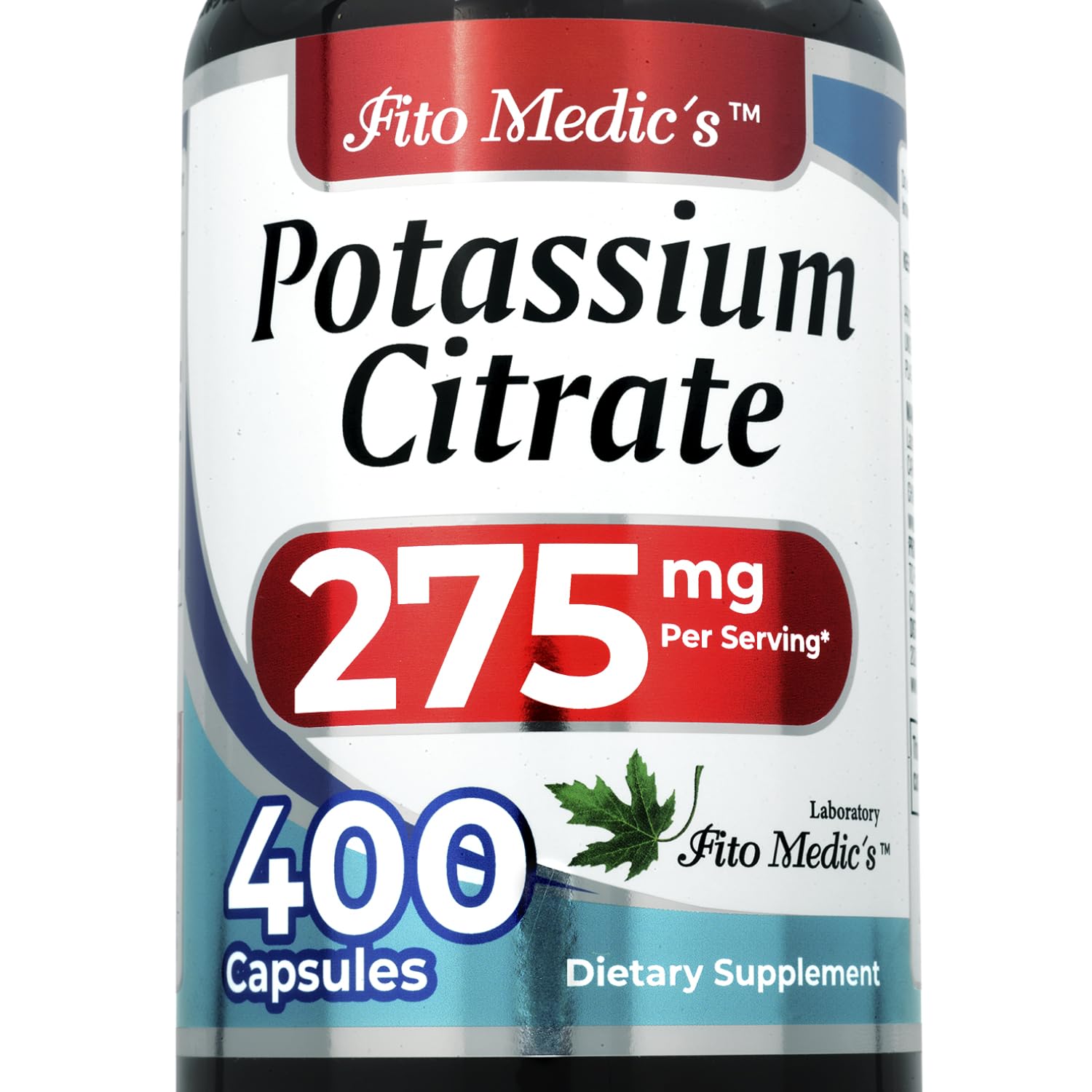 FITO MEDIC'S Potassium Citrate Supplement Capsule, 400 Count