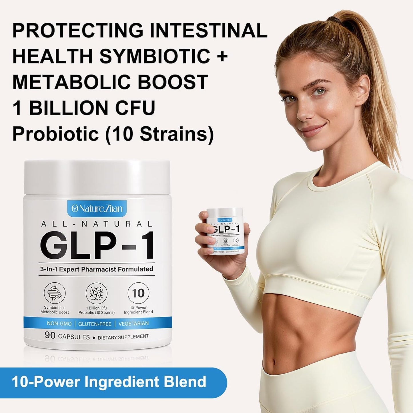O NATURE . ZIRAN GLP-1 Weight Management Supplement for Women & Men Capsules, 90