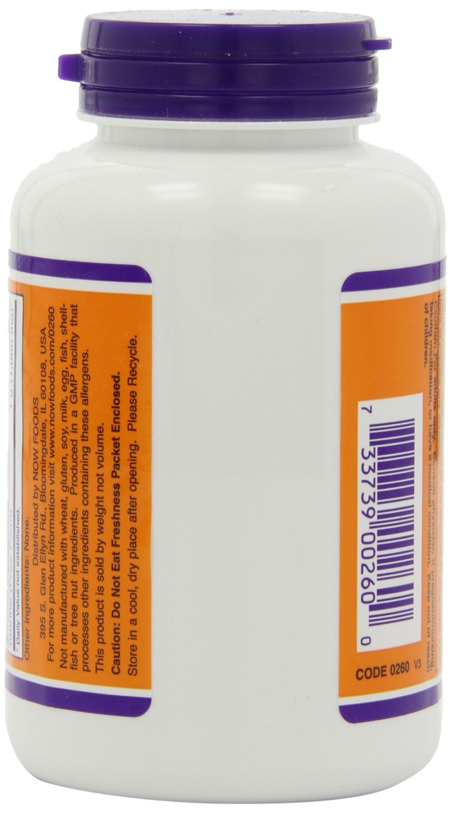 NOW Foods Taurine Powder 16 oz