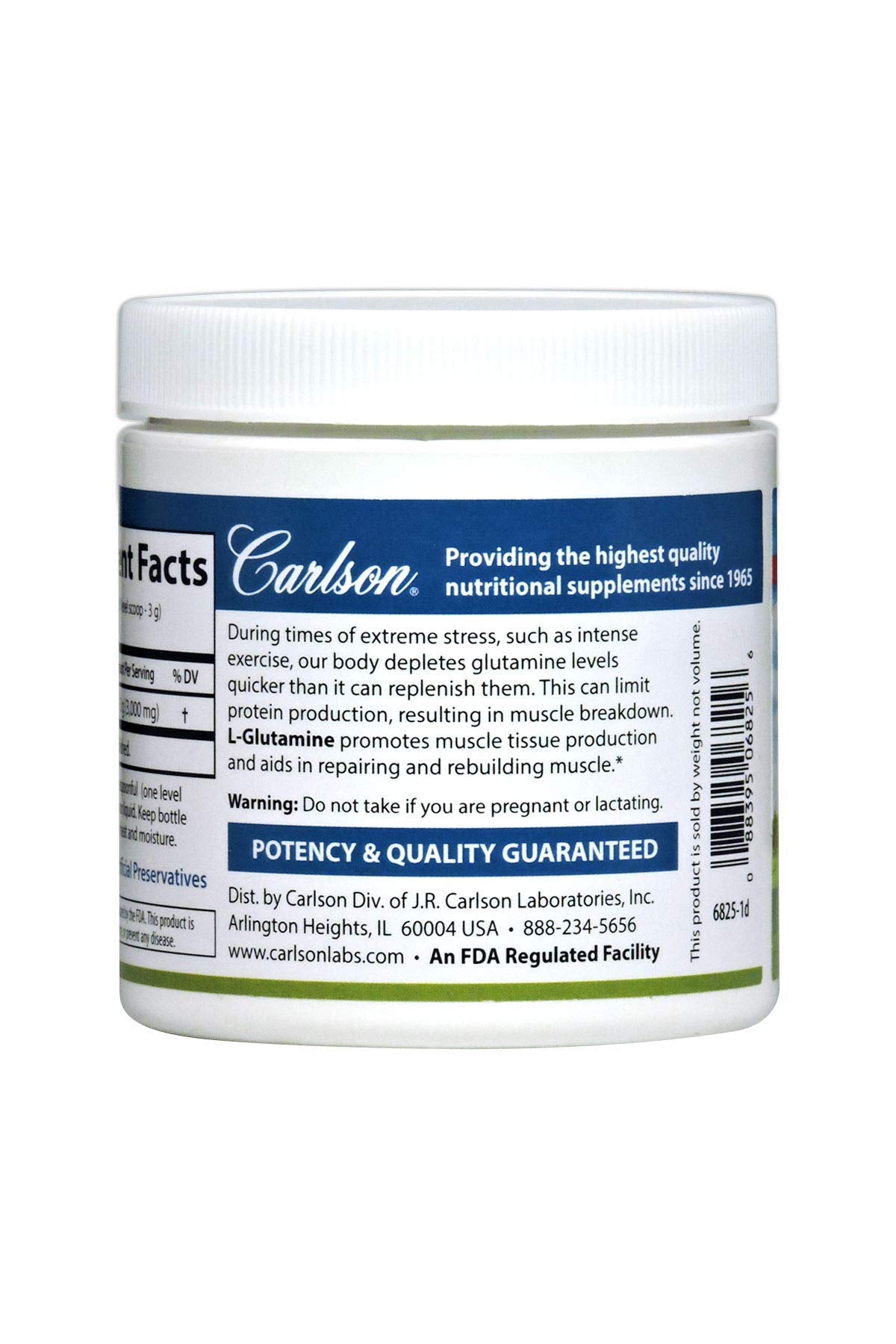 Carlson L-Glutamine Powder 3.53 oz
