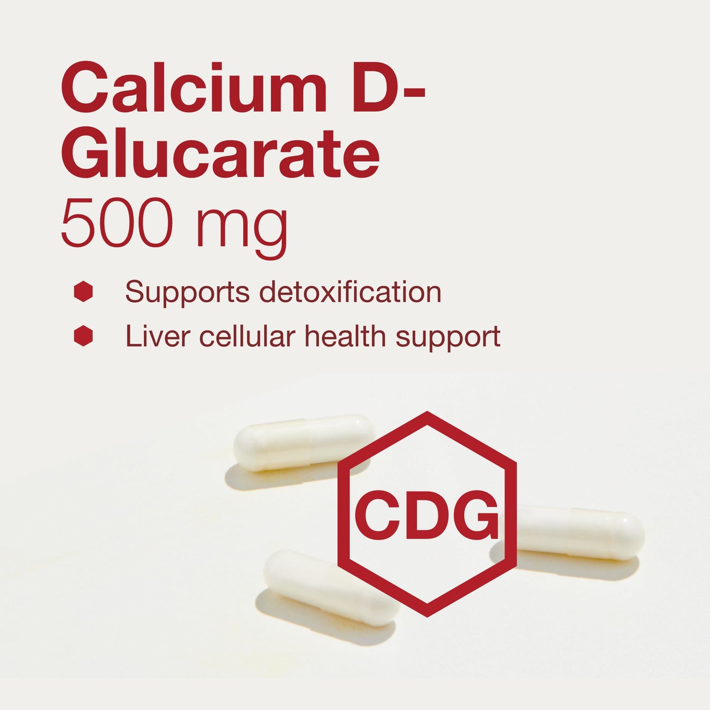Protocol for Life Balance Calcium D-Glucarate 500mg Veg Capsules, 90 Count
