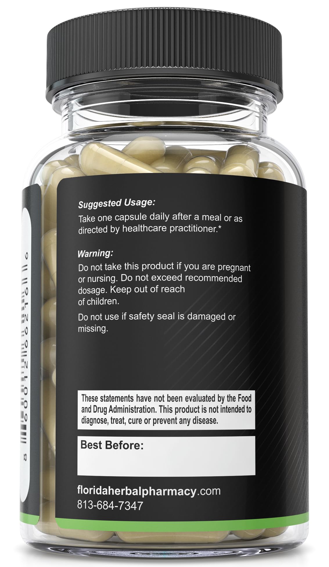 Florida Herbal Pharmacy NRF2 Complex Supplement Capsules, 120 Capsules