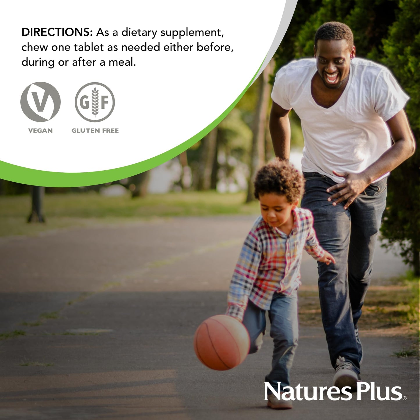 NaturesPlus Say Yes to Dairy Lactase Enzyme Supplement 50 Tablets