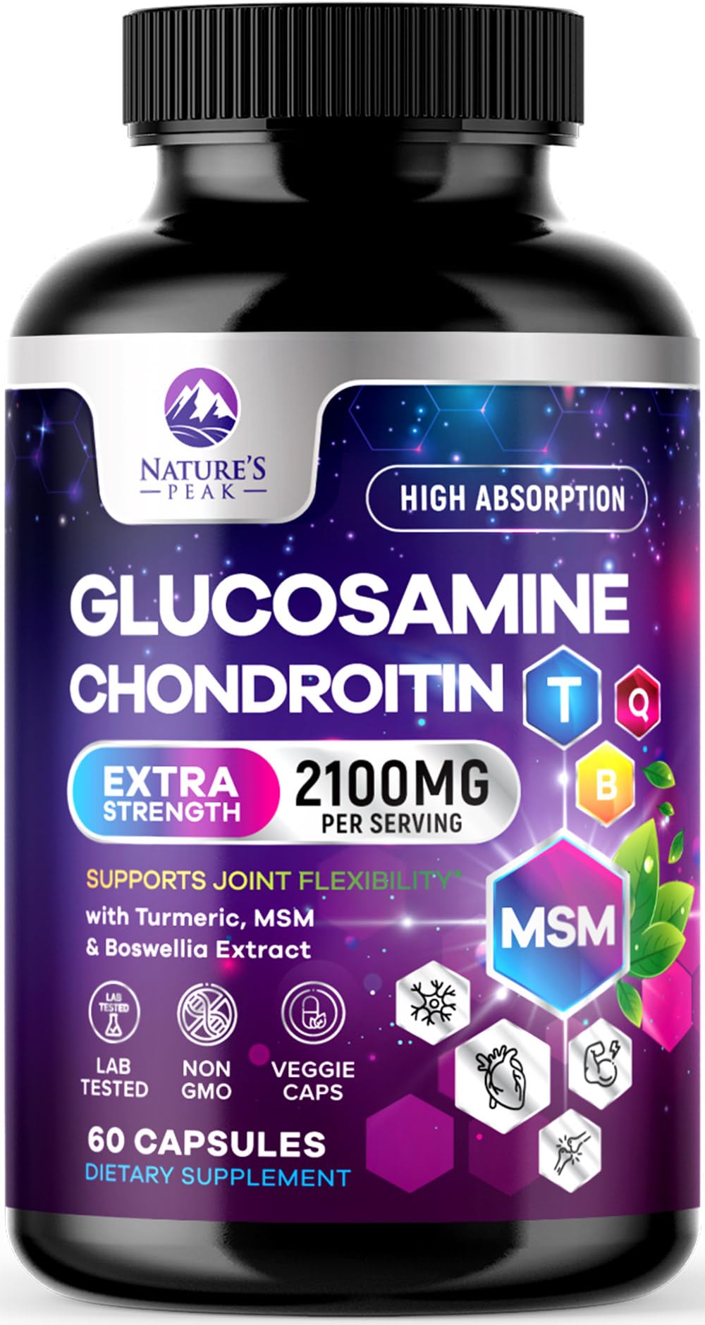 Nature's Peak Glucosamine Chondroitin Joint Complex, 60 Capsules