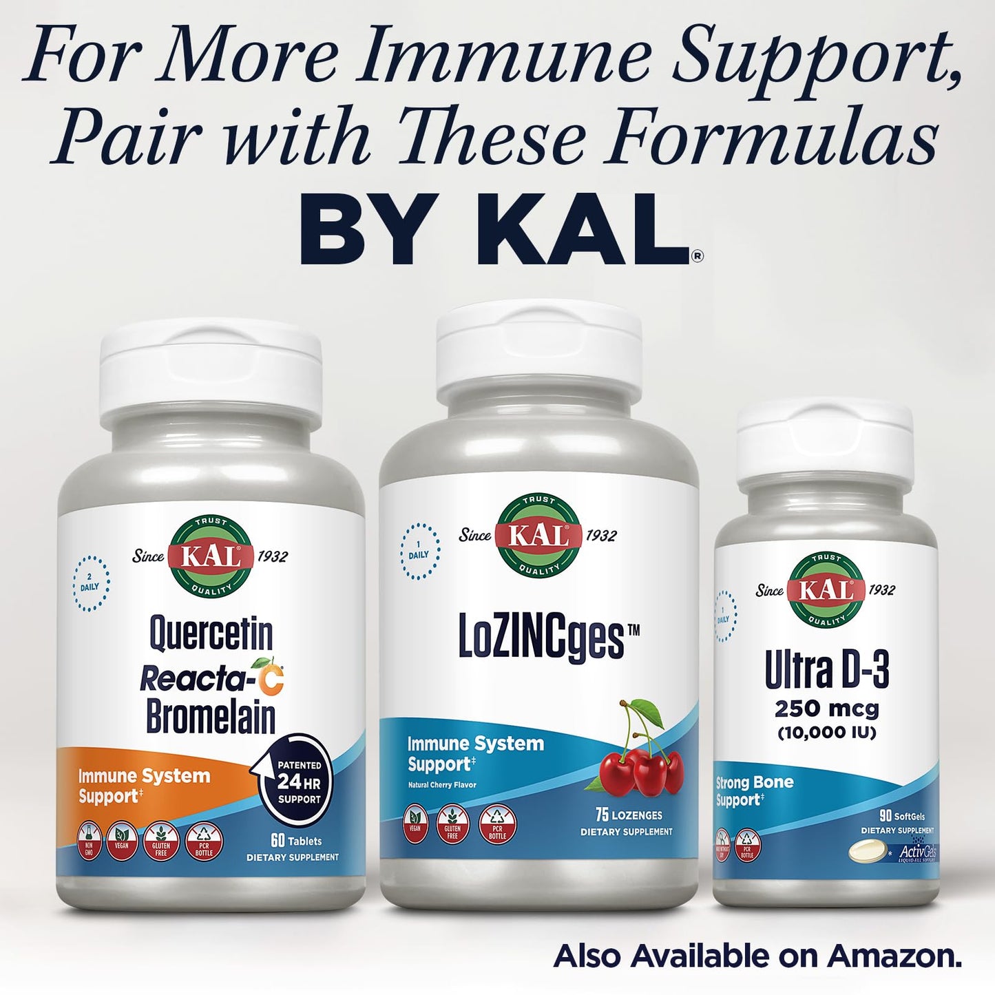KAL Zinc Lozenges Cherry 13 mg, 75 Count