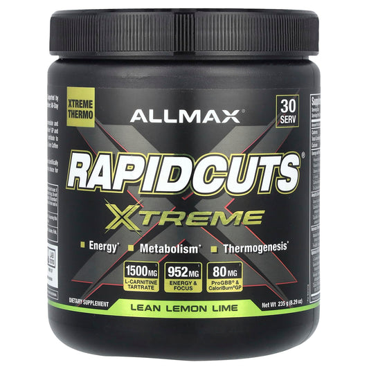 ALLMAX Rapidcuts Xtreme Powder Lean Lemon Lime 8.28 Ounce