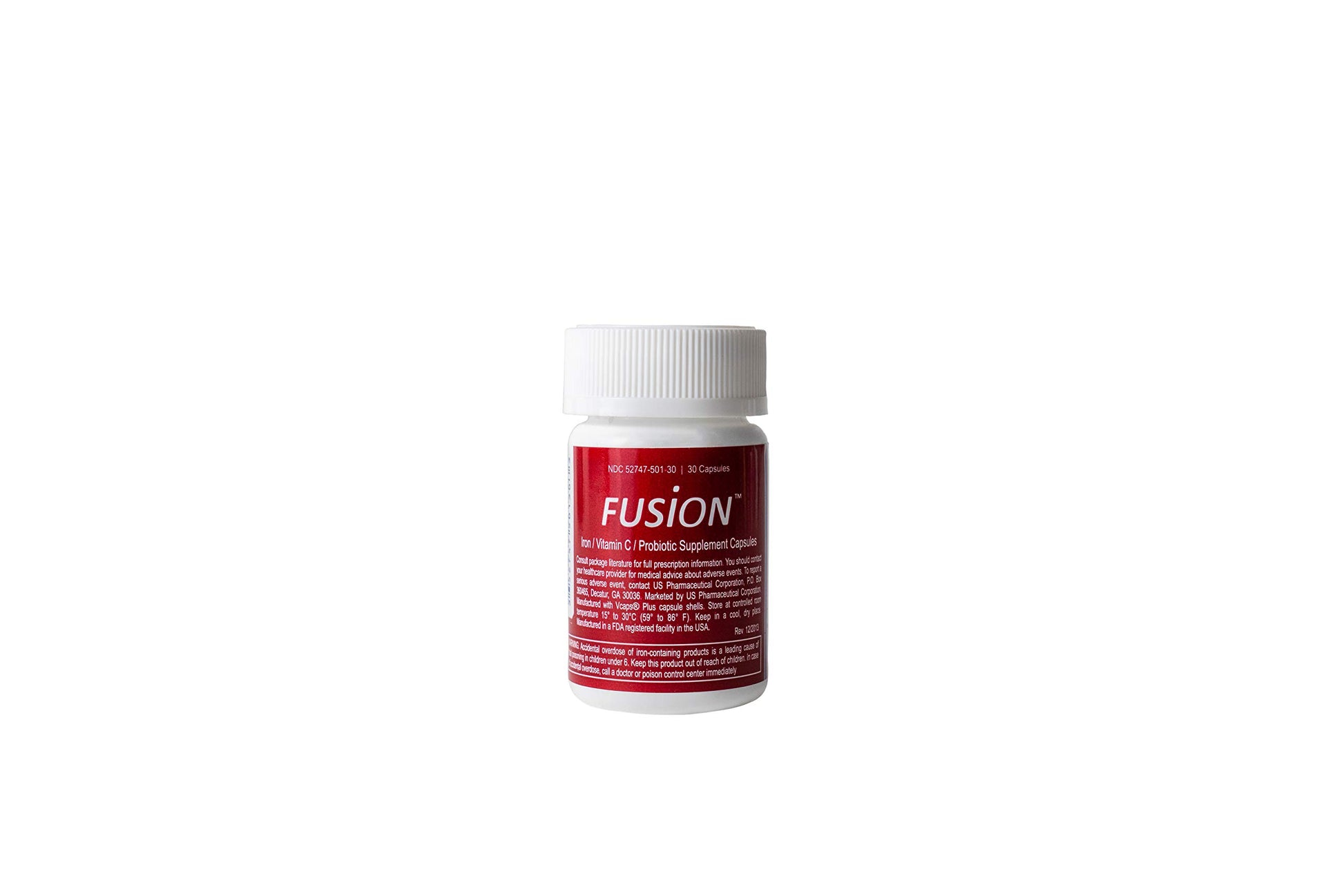 Brand Fusion Iron Supplement Capsule 30 Count