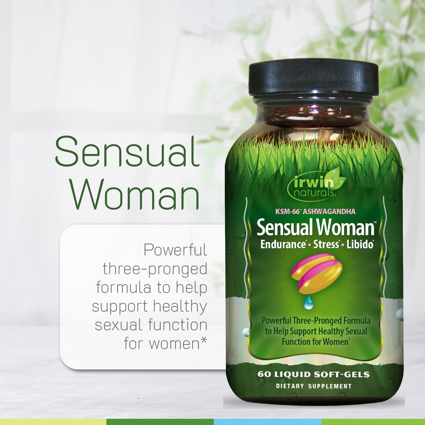 Irwin Naturals Sensual Woman Women's Vitality Supplement Softgels 60
