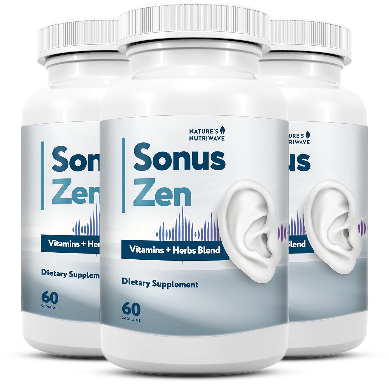 Nature’s NutriWave SonusZen Natural Daily Supplement with Vitamins & Herbal Extracts Capsule 180