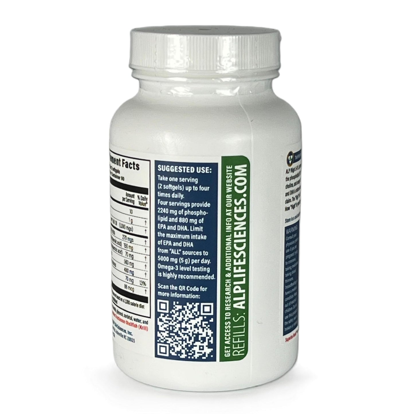 ALP High-3 Krill Oil Softgel, 120 Count