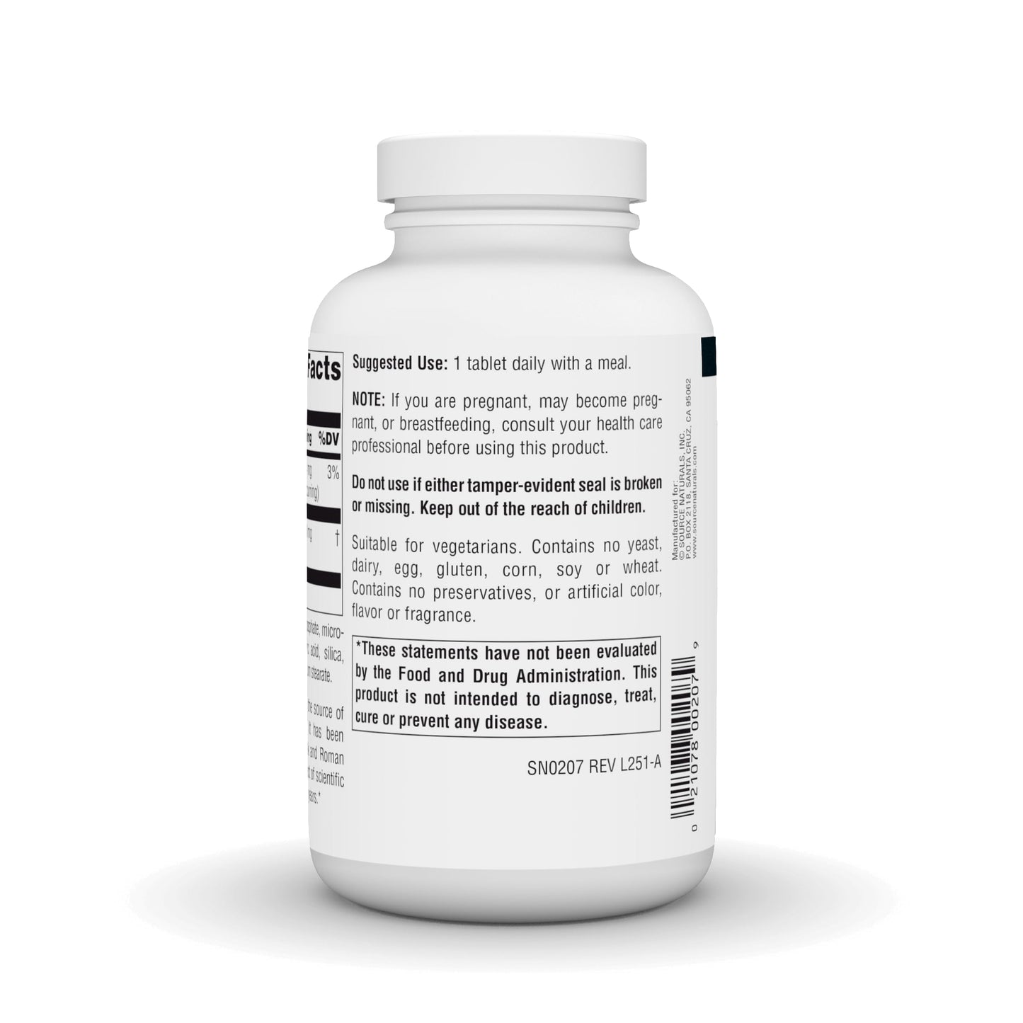 Source Naturals Butcher's Broom, 250 Tablets