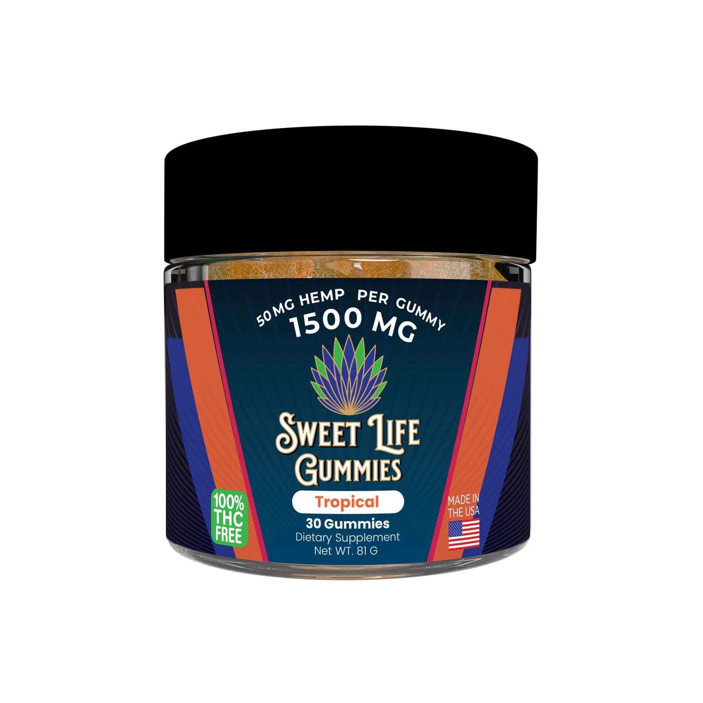 Sweet Life Hemp Gummies Chewable 30 Count